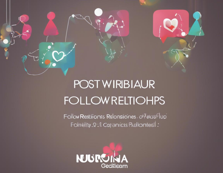 Post-Webinar Follow-Up:  Nurturing Relationships